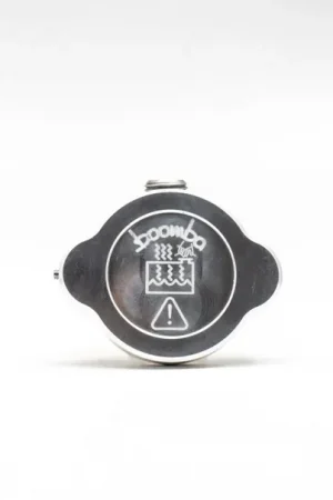 Boomba Racing Aluminum Radiator Cap Cover Natural Finish 2002-2024 WRX / 2004-2021 STI Hot Deal