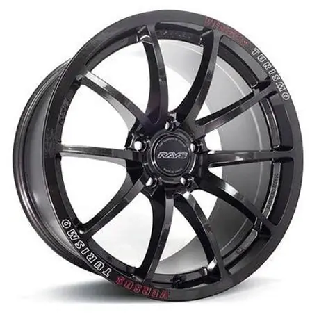 Versus VT125S Super Dark Gunmetal 18x9.5 5x100 38mm Offset Warranty Included