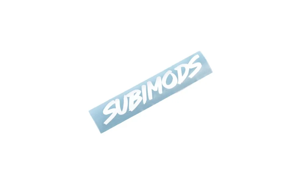 Subimods Official "OG Style" Transfer Style Sticker White Weekend Sale
