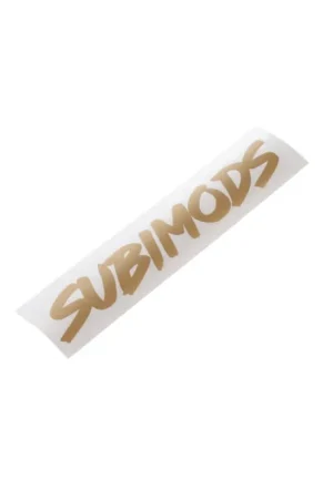 Subimods Official "OG Style" Transfer Style Sticker Gold Big Sale