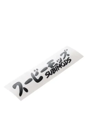 Bulk Order Subimods Official "Overseas" Transfer Style Sticker Black