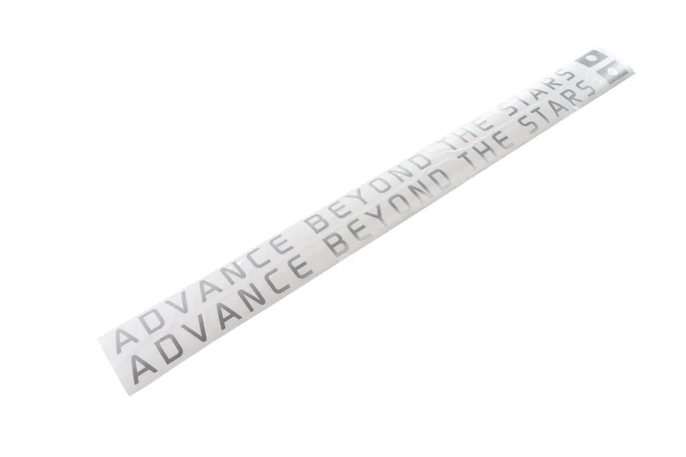 Subimods Official "Advance Beyond The Stars" Transfer Style Sticker Pair Silver Limited Offer