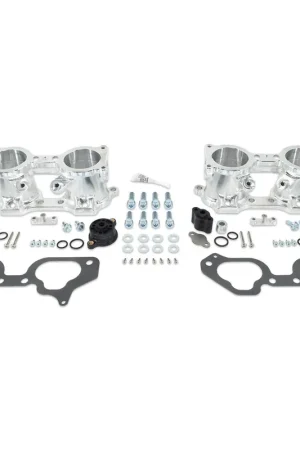 IAG Performance V3 Silver Top Feed TGV Housings with Butterfly Pass-Thru 2008-2014 WRX / 2007-2021 STI / 2007-2012 LGT / 2009-2013 FXT Luxury