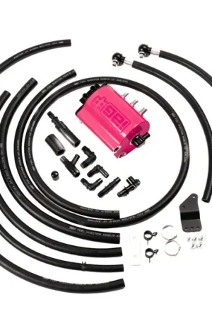IAG Performance Limited Edition V3 Street Series Air / Oil Separator (AOS) Hyper Pink 2008-2014 WRX / 2008-2021 STI / 2009-2013 Forester XT / 2005-2009 Legacy GT / 2005-2009 Outback XT Premium