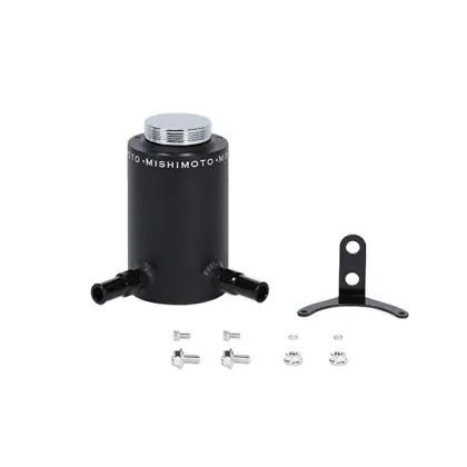 Mishimoto Universal Aluminum Power Steering Reservoir Tank Wrinkle Black Flash Sale