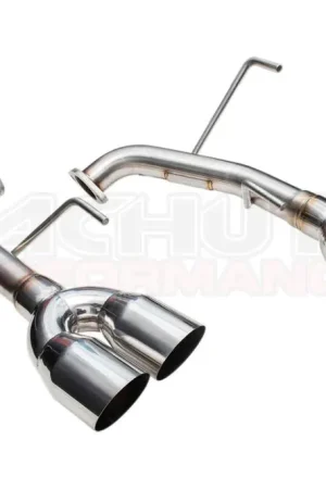 Lachute Performance Stainless Steel Axle Back w/ 3.5 Inch Single Wall Polished Tips 2022-2024 WRX Secure Checkout