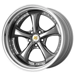 Exclusive Work Wheels VS-KF 5x114.3 20x11.5+2 Brilliant Silver Black O Disk STEP RIM