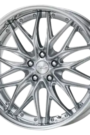 Work Schwert Quell 5x114.3 19x12.5+22 A Disk Silky Rich Silver Place Order