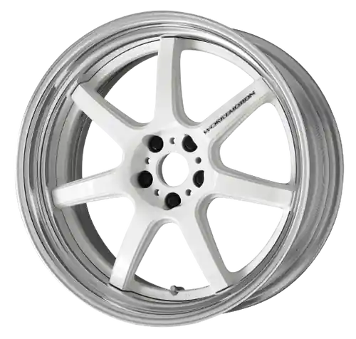 Free Shipping Work T7r 2P 5x105 19x9.0 +12 WHITE