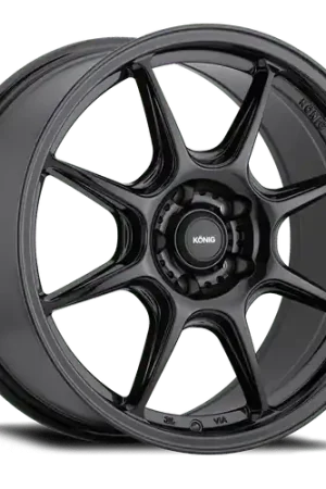 Konig Lockout 5x112 16x7.5+45 Gloss Black Grab Now