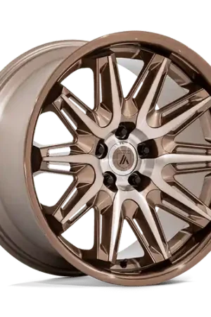 Instant Buy Asanti Black AB047 IMPERATOR 5X120 20x9 +27 BRONZE MACHINED W/ BRONZE LIP