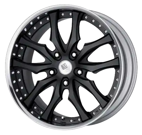 Viral Work Ls Paragon Suv 5x114.3 24x10.5+9 L Disk Black Anodized