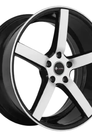 Direct From Manufacturer Vors TR5 5x110 18x9 +35 Black Machined Face
