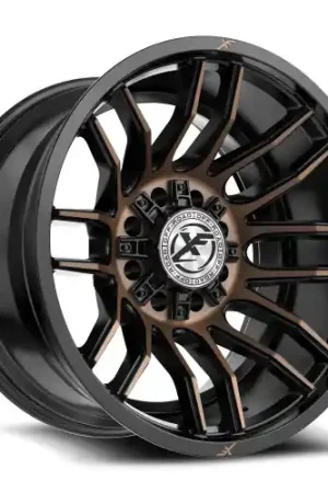 XF Off-Road XF-232 8x165.1/8x170 20x10 -24 Satin Black & Bronze Machined Double Dark Tint Markdown