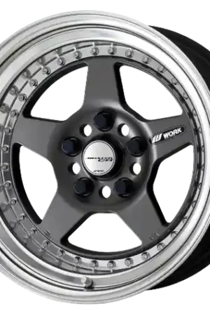 Hot Picks Work Meister Cr01 5x108 15x12+-6 O Disk Matte Gunmetal