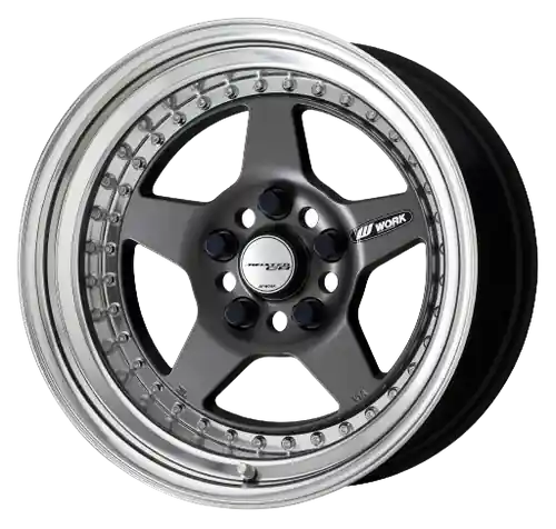Work Meister Cr01 5x115 15x7.5+26 O Disk Matte Gunmetal Wholesale