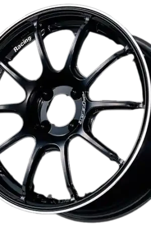 Advan RZ II 5x114.3 17x9.0+35 Racing Gloss Black and Ring Deal
