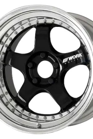 Special Discount Work Meister S1 3P 4x100 18x12.5+24 R Disk Black