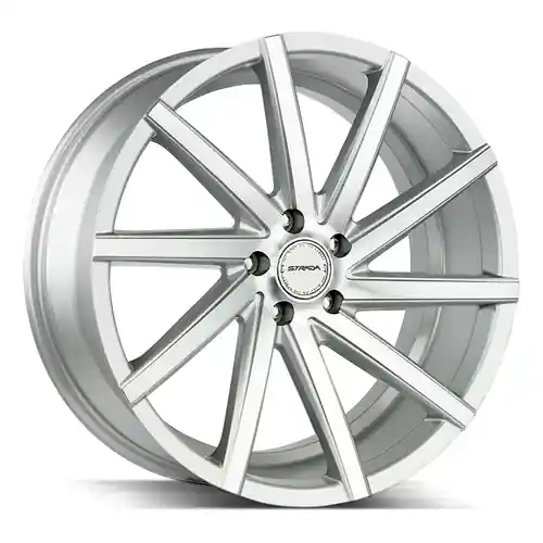 Strada Sega 5x114.3 20x8.5 +35 Silver Machined Seasonal Sale