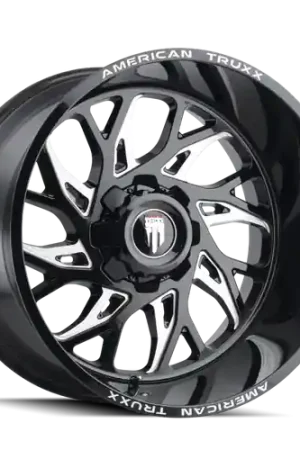 American Truxx Destiny AT1913 6x139.7 22x12-44 Black/Milled Direct From Factory