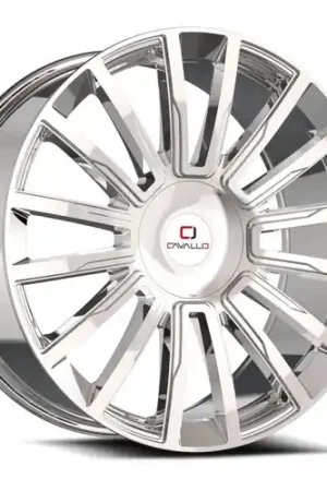 Super Sale Cavallo CLV-47 5x114.3/5x120 20x8.5 +35 Nano Chrome