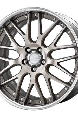 Work Lanvec Lm1 5x100 18x9+12 A Disk Trans Gray Polish Worldwide Shipping