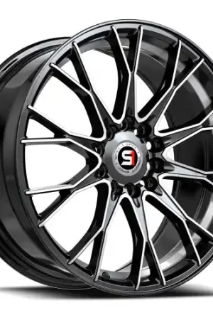 Spec-1 SP-59 4x100/4x114.3 17x7.5 +42 Gloss Black & Machined & Undercut Budget