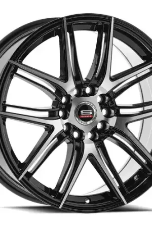 Markdown Spec-1 SP-56 5x114.3/5x120 17x7.5 +42 Gloss Black & Machined