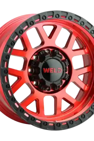WELD Off-Road Cinch 6x135 17x9 -12 Candy RED / Satin Black Brand New