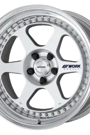 Work Meister L1 3P 5x120.65 18x8.5+46 O Disk Matte Silver Direct From Factory