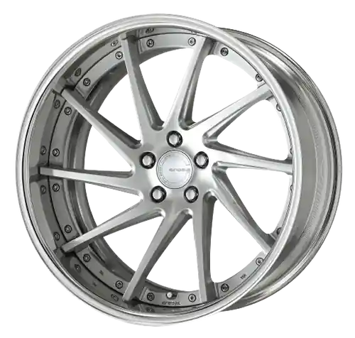 Genuine Work Gnosis Cvs 5x120.65 20x12+30 H Disk Brush Silver Clear