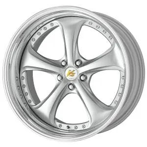 Work Wheels VS-KF 5x110 19x10.5-37 Light Grey Silver R Disk STEP RIM Money Back Guarantee
