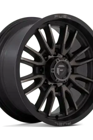 Special Discount Fuel 1PC D762 CLASH 8X180 20X9 +20 MATTE BLACK DOUBLE DARK TINT
