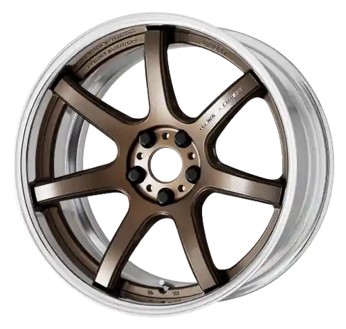 Work T7r 2P 5x114.3 20x8.0 +12 Matte Bronze High Quality