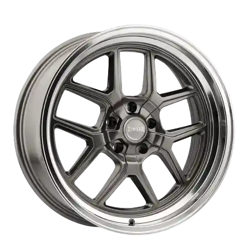 Ridler 610 5x127 17x7+0 Grey/Polished Lip Free Shipping