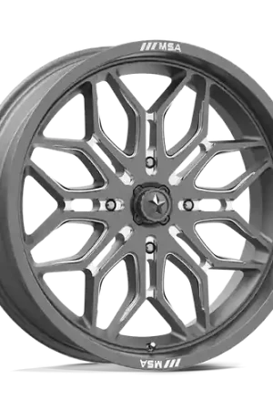 MSA Offroad Wheels M47 SNIPER 4X156 24X7 +10 GUNMETAL MILLED Express Delivery