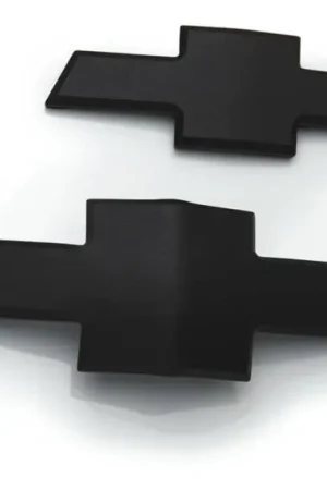 While Supplies Last Chevrolet Camaro T-Rex Billet Bowtie - Front - Black - 19027B