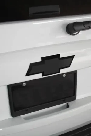 Sale Chevrolet Suburban T-Rex Billet Bowtie - Rear with Border - Black - 19050B