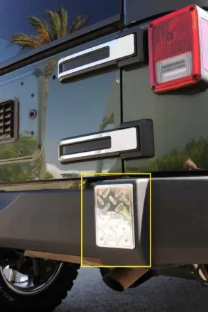 Express Delivery Jeep Wrangler T-Rex T1 Series Billet Exterior - Rear Bumper Guards Plate - 2PC - 11485