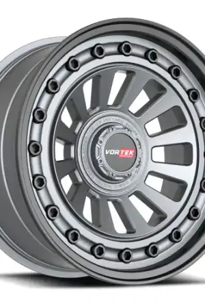 Vortek VRD-702 6x135/6x139.7 18x9 +12 Matte GunMetal With Black Bolts & Lip Best Price