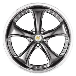 Work Wheels VS-KF 5x98 19x11.5+21 Brilliant Silver Black A Disk FULL REVERSE Money Back Guarantee