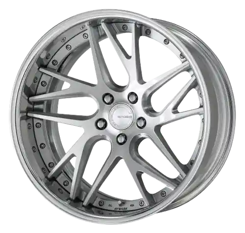 Work Gnosis Cvx 5x120.65 19x10+0 H Disk Brush Silver Clear Sale