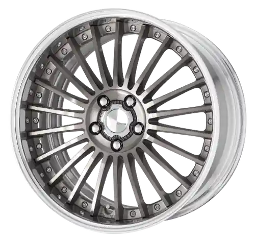 Free Delivery Work Lanvec Lf1 5x114.3 21x9.5+45 A Disk Trans Gray Polish