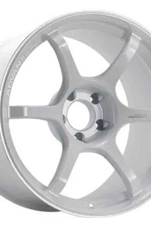 Advan Racing RG-4 5x114.3 17x10.0 +35 RACING WHITE METALLIC & RING Grab Now
