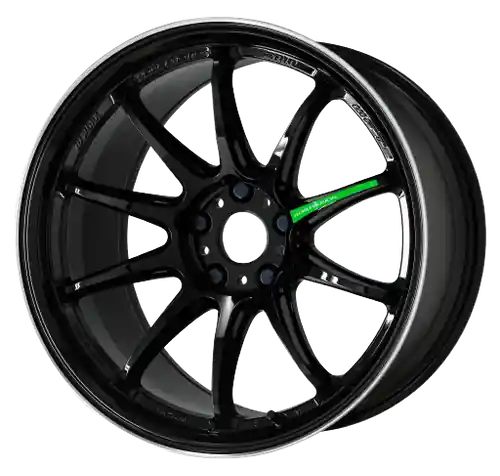 Work Emotion Zr10 5x100 17x7 +53 Black Diamond Lip Cut Big Sale