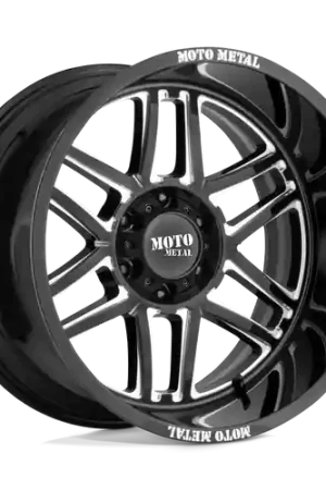 Viral Moto Metal MO992 FOLSOM 8X170 20X10 -18 GLOSS BLACK MILLED