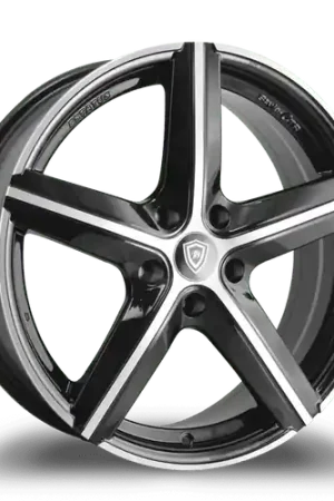 While Supplies Last WHITE DIAMOND W4505 5x110 18x7.5+35 BLACK / MACHINED