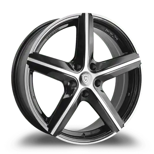 While Supplies Last WHITE DIAMOND W4505 5x110 18x7.5+35 BLACK / MACHINED