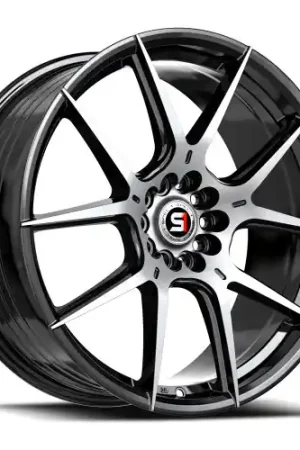Spec-1 SP-71 5x112/5x114.3 18x8 +38 Gloss Black & Machined While Supplies Last