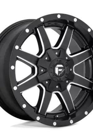 Fuel 1PC D538 MAVERICK 5X114.3/5X127 18X9 +1 MATTE BLACK MILLED Modern